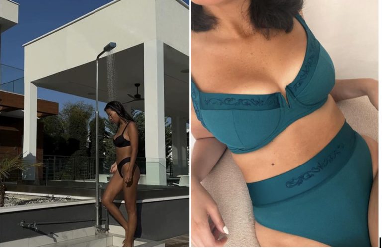Home Balconette bikini met rechte snit boven de cups, ondersteunende beugels en bredere bandjes voor optimale pasvorm